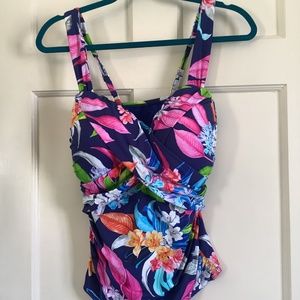 Rare La Blanca DD Tankini Top, NWOT